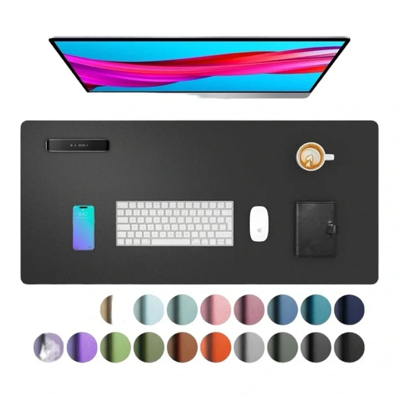 Aothia Other - Aothia Lavender Faux Leather Desk Pad